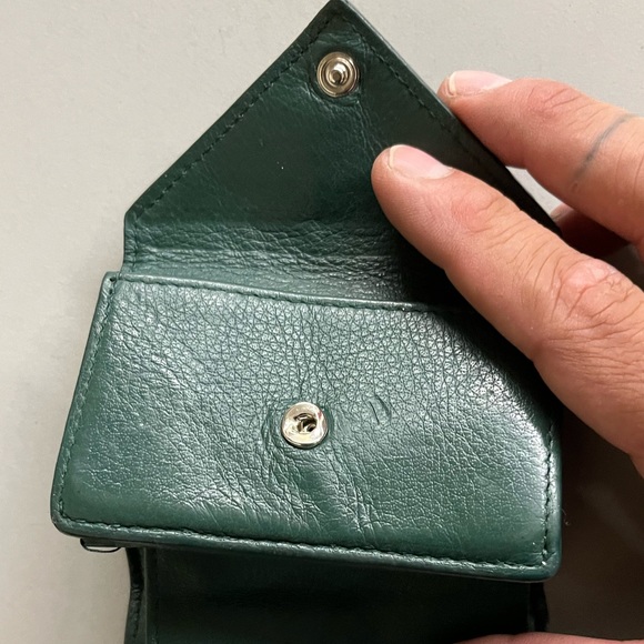 BALENCIAGA PAPIER MINI WALLET IN GREEN - Picture 11 of 12